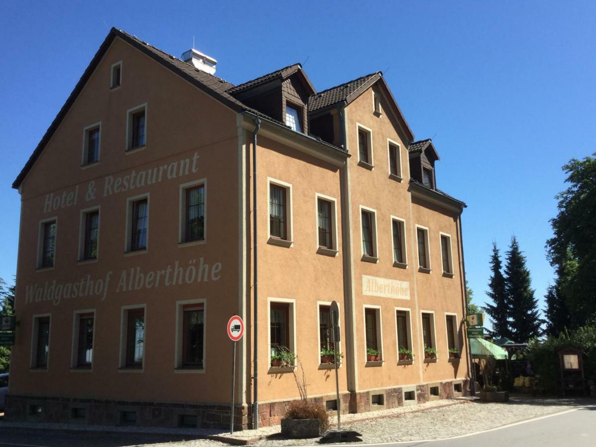 Waldgasthof & Hotel Alberthoehe Lichtenstein  Buitenkant foto